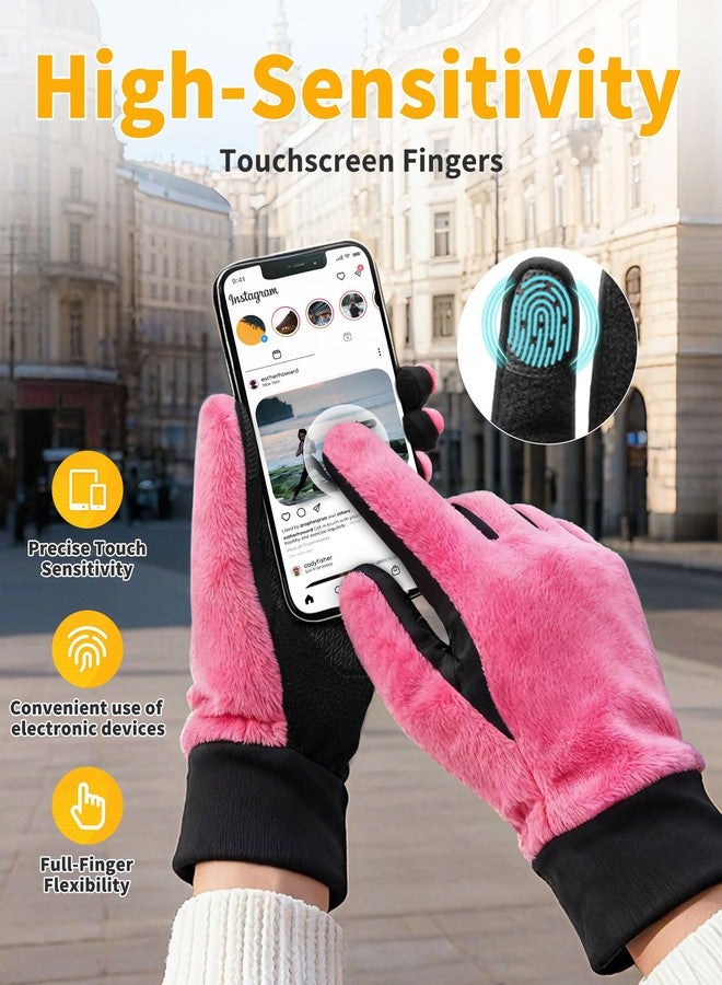 قفازات OnWander الشتوية للنساء والرجال، مقاومة للرياح والطقس البارد، مزودة بخاصية اللمس، مانعة للانزلاق، دافئة، مناسبة للتنقل والجري وركوب الدراجات والقيادة. - Image 2